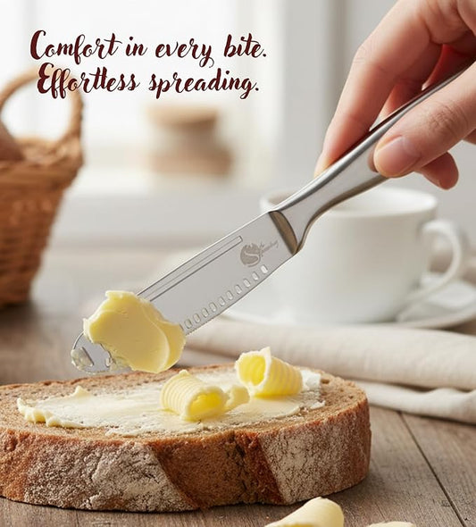 Simple Preading Magic Butter Knife Spreader and Curler - Curl Your Butter with Ease 3 Different Ways x1